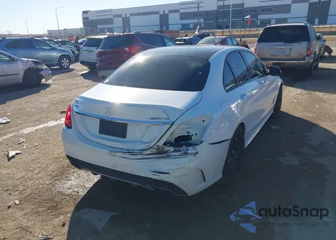 2016 Mercedes-Benz C 450 Amg 4Matic z USA, uszkodzony, nr VIN 55SWF6EB2GU114680